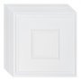 VEVOR Ceiling Tiles, 12-Pack 24 x 24 in, Drop Ceiling Tiles Premium PVC Sheet, Easy Installation/ Cutting Plastic Glue-up Ceiling Tile, Ceiling Covering for Home/Office Decoration, White Geometric