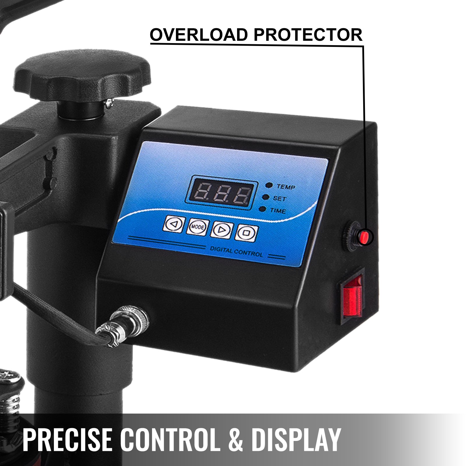 Prensa De Placa 20 Cm Prensa De Calor Transferir Máquina Impresión Platos