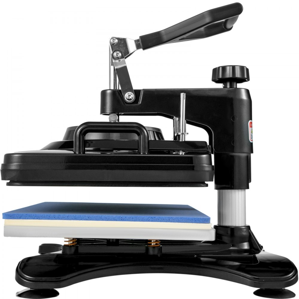 VEVOR Prensa de Calor 5 en 1 Máquina de Prensa de Calor 38X30cm Máquina de Transferencia de Calor Negro para Camiseta Taza y Tapa