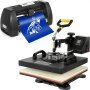5-in-1 heat press 38x38cm dual display VEVOR cutting plotter 375mm Signmaster