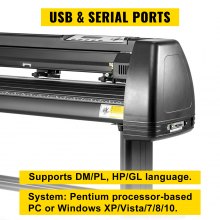 VEVOR 5 en 1 Prensa caliente 38x38 cm & Máquina Plotter de Corte de Vinilo 720mm