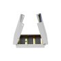 VEVOR Canaleta para Lavado de Oro 1270 mm, Equipo Portátil de Prospección de Oro, Plegable con Correa de Hombro Bolsa de Transporte Guantes, Aleación de Aluminio, para Buscar Minería Ríos Arroyos