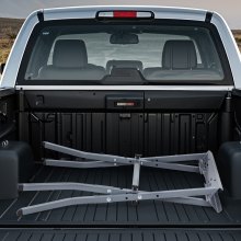 VEVOR Soporte Plegable para Sierra de Mesa Capacidad de Carga de 158,76 kg, Gris