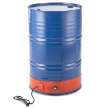 VEVOR Banda Calefactora de Barril 208,5 L 1200 W 150 mm 30~150 °C Ajustable