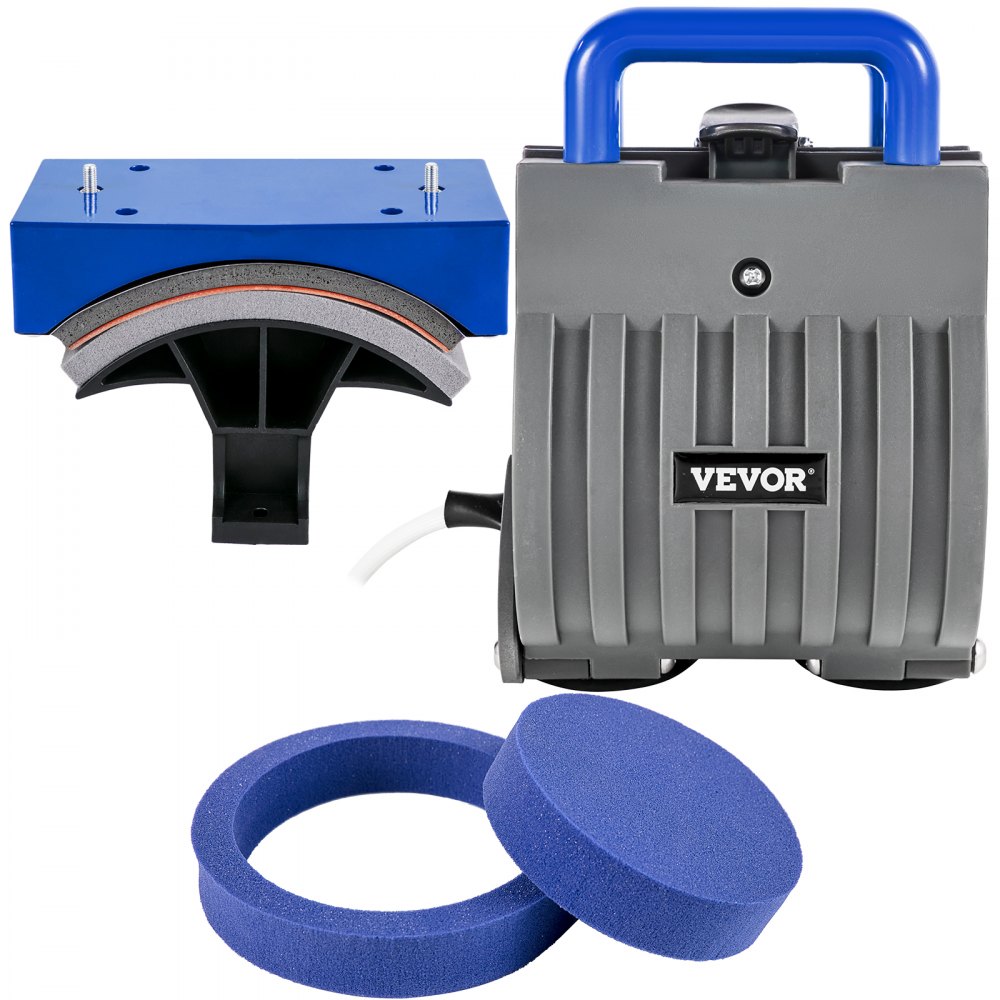 Vevor 5 En 1 Máquina Impresora Prensa De Calor Sublimación Camiseta 29x38cm Azul