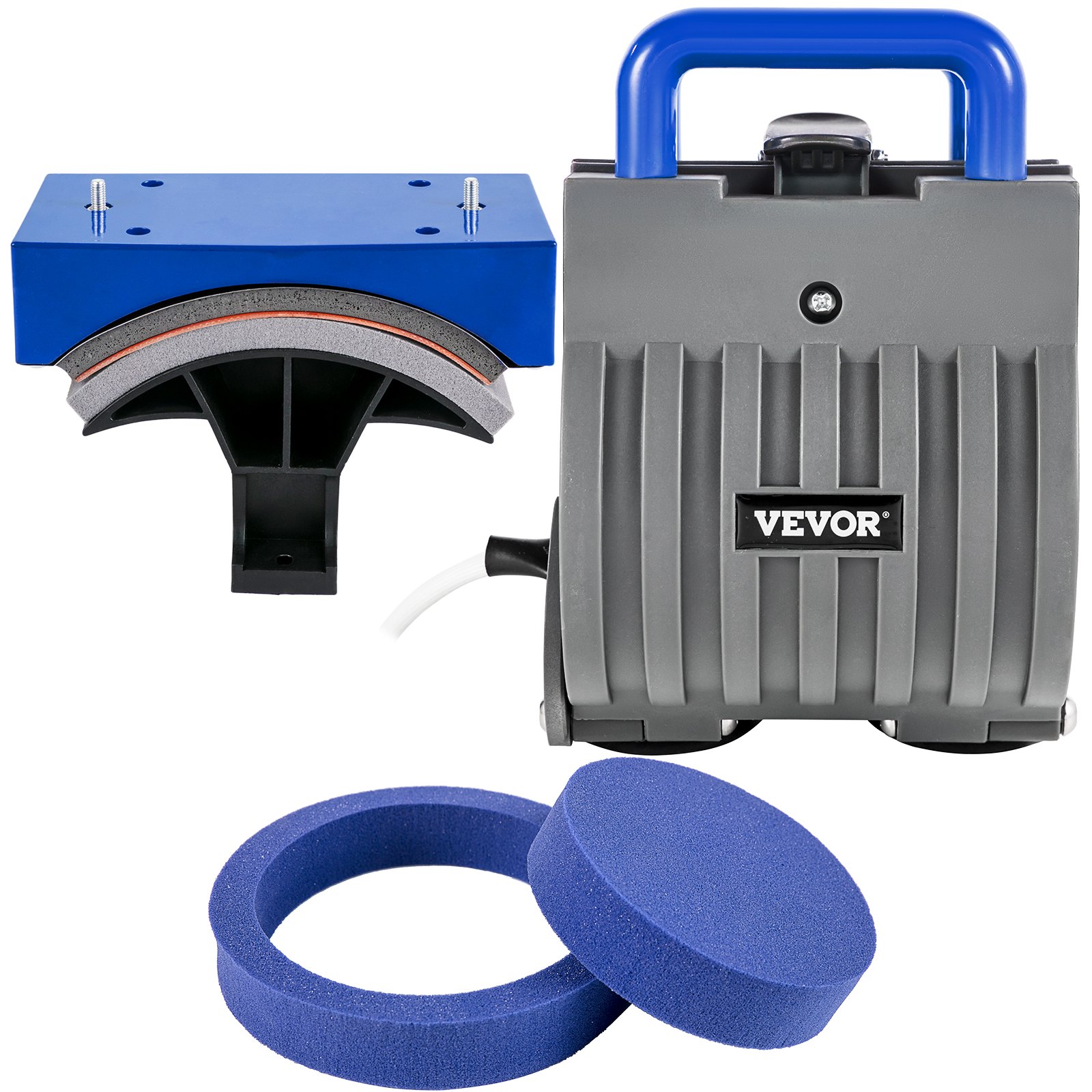 Vevor 5 En 1 Máquina Impresora Prensa De Calor Sublimación Camiseta 29x38cm Azul