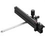 VEVOR Calibre de Inglete de Precisión Ranura Estándar 19 x 10 mm, Calibre de Inglete para Sierra de Mesa de Aleación de Aluminio con Rejilla, 15 Topes de Ángulo, Émbolo con resorte, 450 x 450 x 120 mm