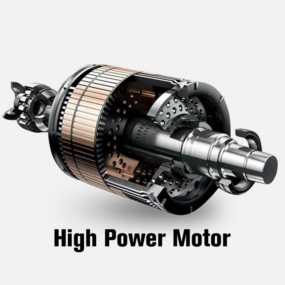 VEVOR Picadora de Carne de Acero Inoxidable 304 con Motor de 370 Vatios, con 2 Arandelas (6 + 8 mm), 80 kg por Hora