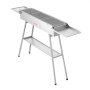 VEVOR Foldable Charcoal Grill, 0.16 m² Portable Charcoal Barbecue Grill with Liftable Charcoal Tray & Side Tables, Brushed Stainless Steel BBQ Cooking Grills for Outdoor Camping Backyard Parties