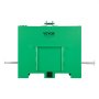 VEVOR Caja de Lastre con Enganche de 3 Puntos para Tractores, Capacidad de 0,09 m³ 363 kg, Caja de Balasto para Tractor de Categoría 1, Enganche de Remolque Estándar 55 mm, Contrapeso de Acero, Verde
