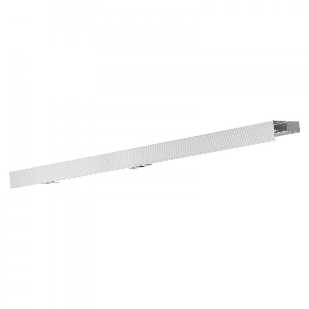 VEVOR Kit de Herrajes para Puertas Corredizas 121,92 cm Herraje para Puerta Corredera de Doble Riel de Aleación de Aluminio para Sistemas de 2 Puertas de 25-45 mm de Grosor y 610 mm de Ancho, Plata