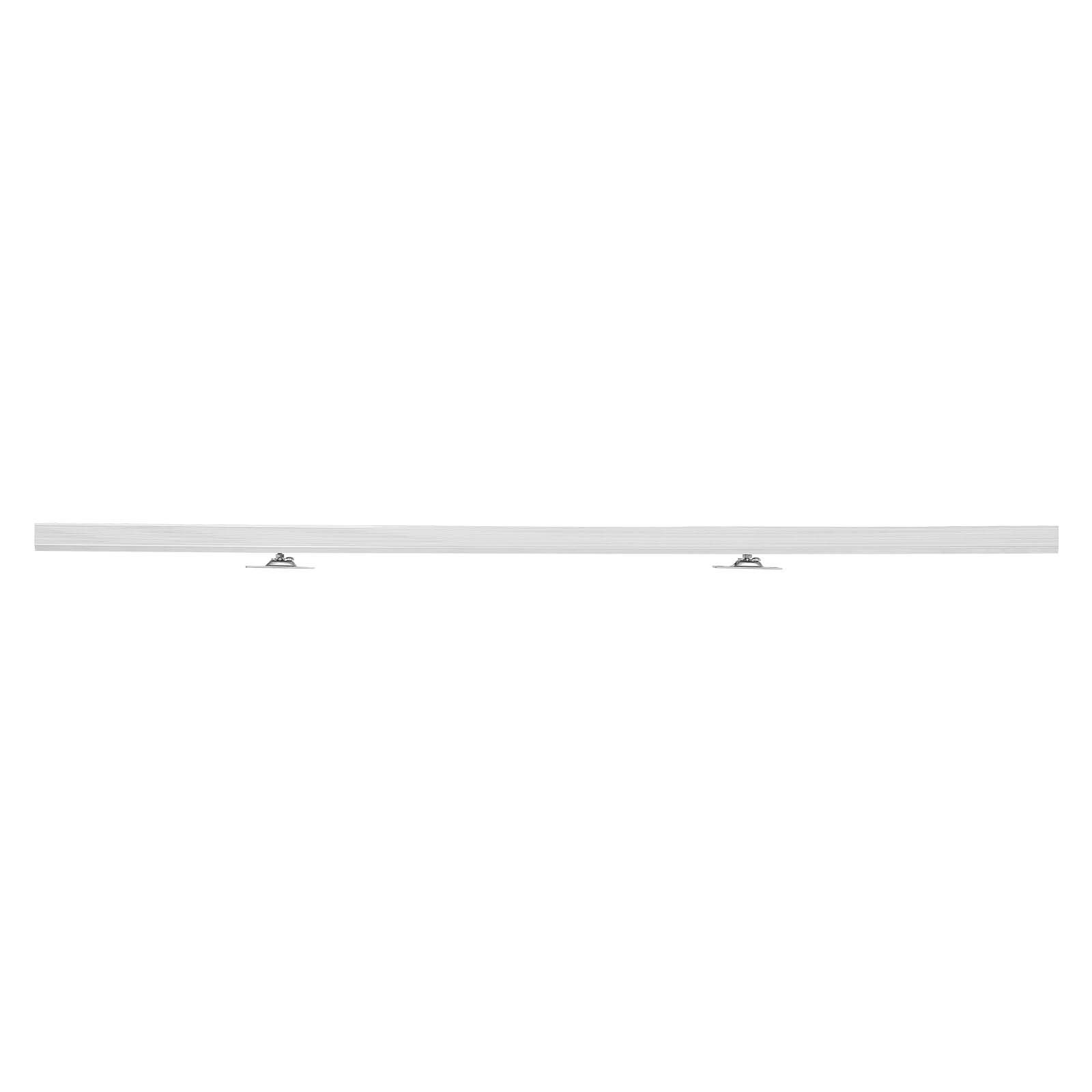 VEVOR Kit de Herrajes para Puerta Corrediza 113,5 cm, Herraje para Una Sola Puerta de 25-45 mm de Grosor y 610 mm de Ancho, Pista de Aleación de Aluminio, Deslizamiento Suave y Silencioso, Plata