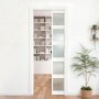 VEVOR Sliding Pocket Door Hardware Track Kit, 1441 mm Pocket Door Track Kit with Soft Close Mechanism for Smooth and Quiet Sliding, Easy to Install, for 25 to 45 mm Thickness 762 mm Width Single Door