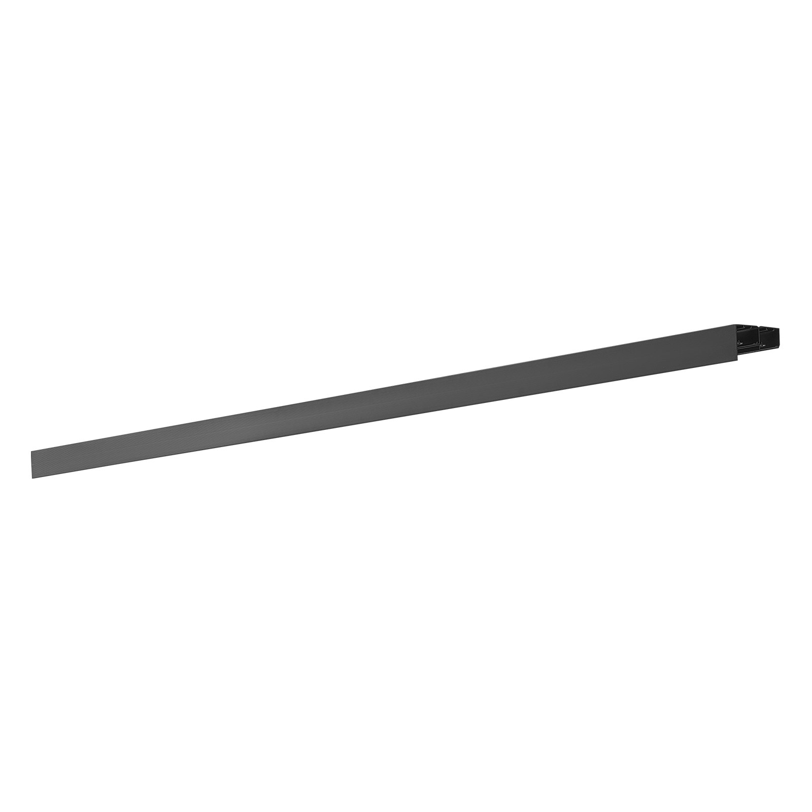 VEVOR Kit de Herrajes para Puertas Corredizas 182,88 cm Herraje para Puerta Corredera de Doble Riel de Aleación de Aluminio para Sistemas de 2 Puertas de 25-45 mm de Grosor y 762 mm de Ancho, Negro