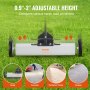 VEVOR Barredora Magnética 22,6 kg Escoba Magnética con Mango Telescópico 77-113 cm Recogedor Magnético 745 mm con Ruedas Recogedor Piezas Metálicas para Limpieza Taller Garaje Patio