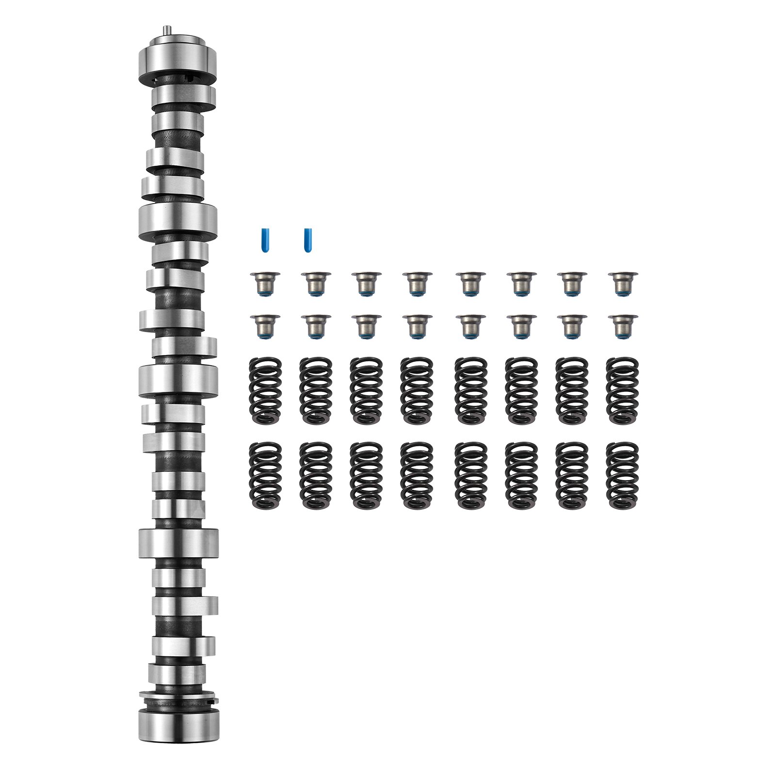 VEVOR LS Truck Cam Kit, Cast Iron Cam Replacement Kit with Springs & Valve Seals, Compatible with 1999-2013 GM Gen3/4 Norris Trucks, Fits 4.8L, 5.3L, 6.0L, 6.2L LS Engines, OE 12625437 SP011-16