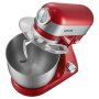 VEVOR Batidora Amasadora de Repostería 1000 W, 10 Velocidades, con Bol de 5 L de Acero Inoxidable, Protector Antisalpicaduras, Cabezal Inclinable, con Gancho para Amasar, para Hornear, Mezclar, Batir