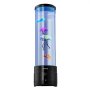 VEVOR Sensory Bubble Tube Lamp, 16 Color Changing Light Effects, Water Fish Lamp with Built-in Bluetooth Speaker & White Noise, Fake Aquarium Tank Night Light for Bedroom Living Room Home Decor