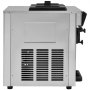 VEVOR Máquina de Helados Comercial 18-28 L/h 3 Sabores Máquina para Hacer Helados 2 Tolvas de 5,5 L Panel LCD Limpieza Automática Preenfriamiento para Yogur Café Snack-bars Restaurante Mercado Tienda