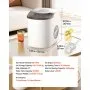 VEVOR Máquina de Hielo de Mesa, 7 Cubitos de Hielo en 6 Minutos, 11,8 kg al Día, Autolimpiable, Helado Esférico, con Pala, ideal para el Hogar, la Cocina, la Oficina, Bares y Fiestas, Blanco