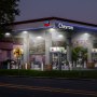 VEVOR LED canopy light, 150 W, 16500 lm, 5000 K daylight, commercial industrial outdoor canopy light, 31.8 x 31.8 cm, surface-mount ceiling light for gas station, warehouse, garage, street, shop, hotel, IP65