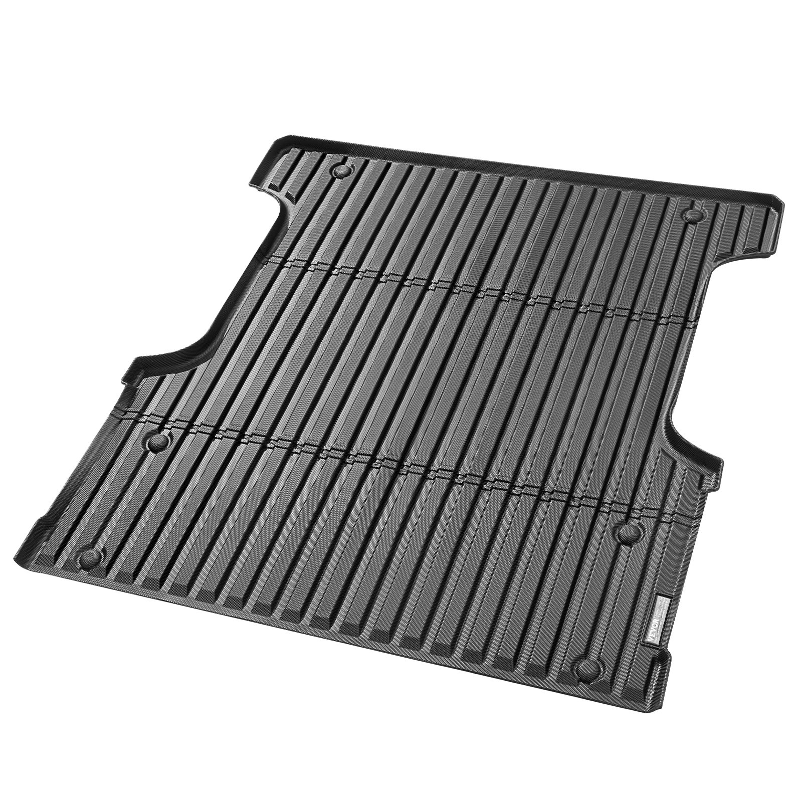 VEVOR Alfombrilla para Caja de Camioneta, Compatible con Toyota Tundra 2022-2024, TPE, Gruesa y Resistente, Accesorios para Coche para Protección Contra Todo Tipo de Clima, 1650 x 1550 x 45 mm