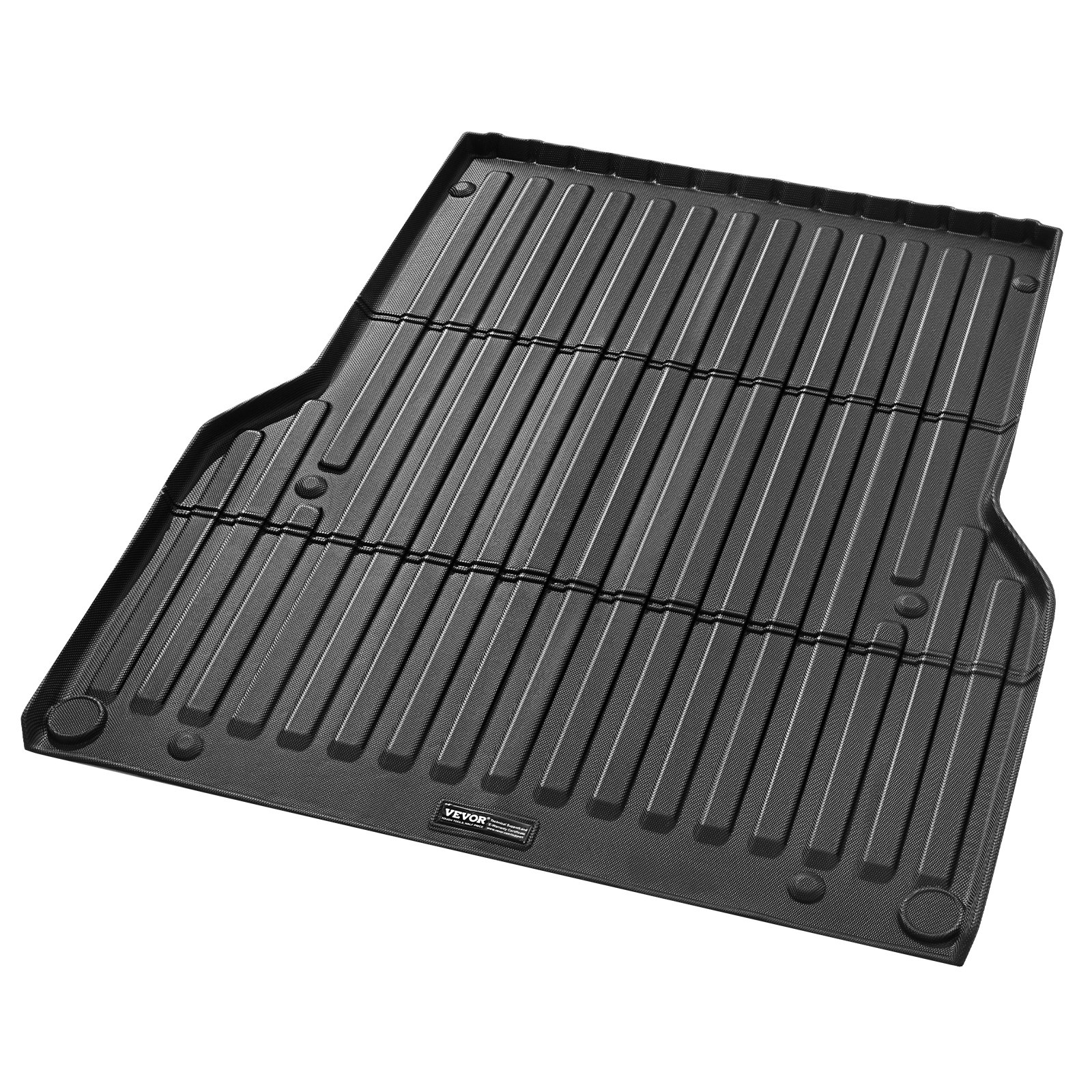 VEVOR Alfombrilla para Caja de Camioneta, Compatible con Toyota Tacoma 2005-2023, TPE, Gruesa y Resistente, Accesorio para Automóvil para Protección Contra Todo Tipo de Clima, 1520 x 1360 x 45 mm