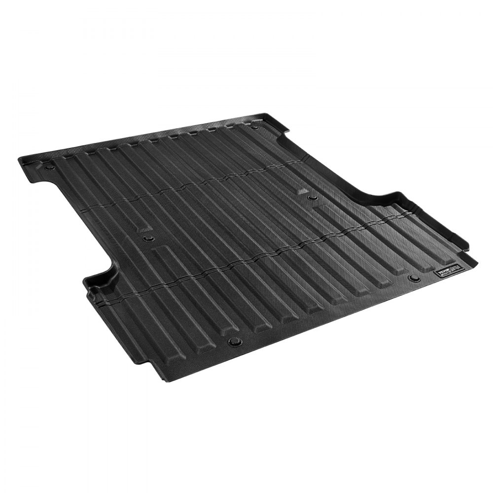 VEVOR Truck Bed Mat Compatible with Ford F-150 2015-2024, TPE Truck Bed Mat 1680 x 1620 x 45 mm, Black Thick Mattress, Ideal for Transporting Goods