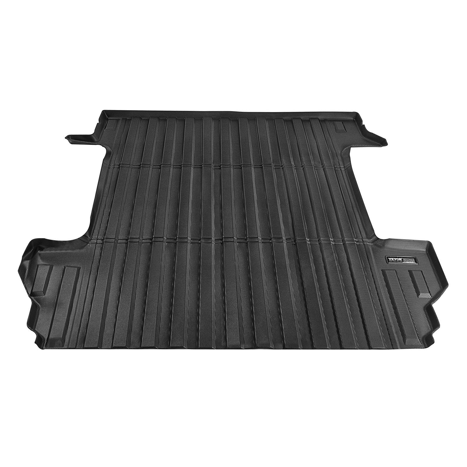 VEVOR Truck Bed Mat Compatible with 2019-2024 Chevrolet Silverado/GMC Sierra 1500, TPE Truck Bed Mat 1510 x 1435 x 45 mm, Black Thick Mattress Bed Mat