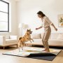 VEVOR Rug Pad 2.44 x 1.52 m, Non-slip Carpet Area Pad, Rug Mat Padding with Dual Surface Felt Cushion & Rubber Gripper, Hardwood Floor Protection for All Floors, Finishes, Keeps Carpets in Place