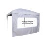 VEVOR Pared Lateral para Carpa de 3 x 3 m, Impermeable y con Protección Solar, Panel para Carpa para Eventos al Aire Libre, Puestos de Venta, Fiestas, Playa, Solo 1 Pared Lateral de Ventana, Blanco