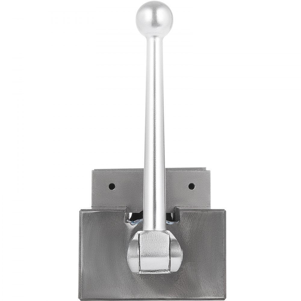 Tornillo de banco para fresadora VEVOR con mango largo y construcción metálica resistente.