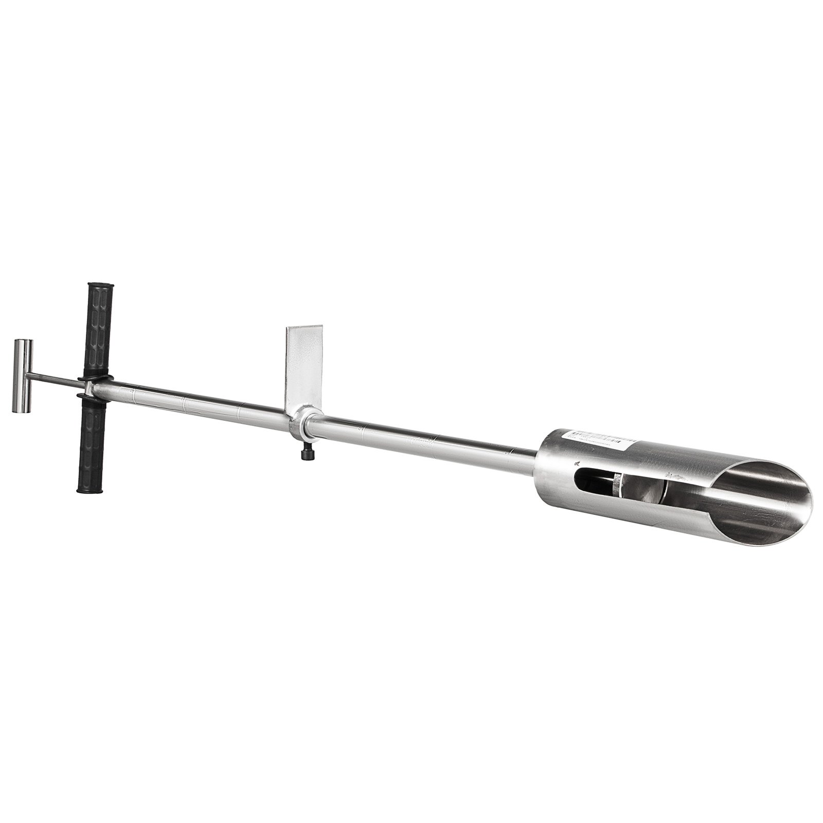 Sonda De Muestreo De Suelo 102cm Acero Inoxidable 304 Con Mango Y Pedal Lateral