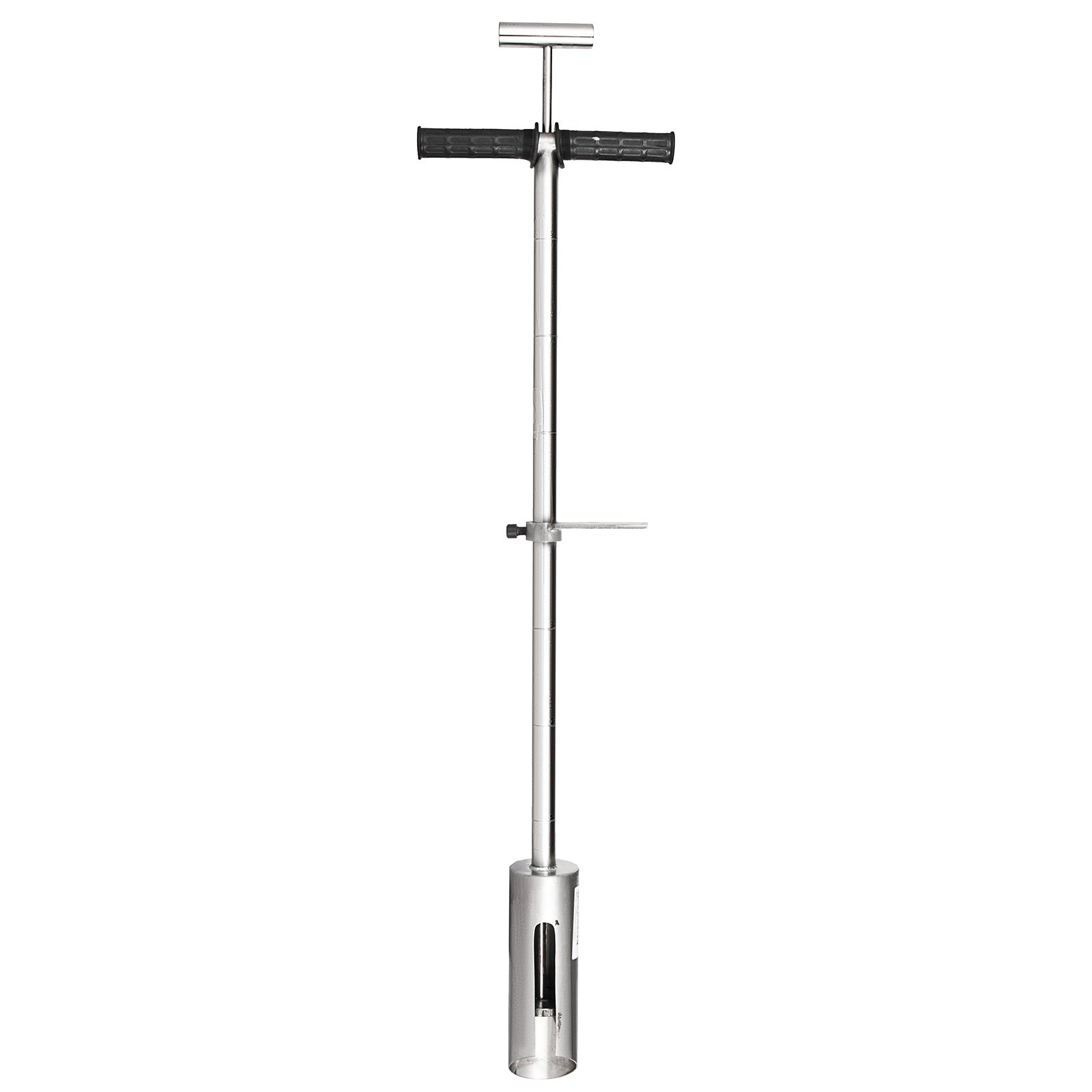 Sonda De Muestreo De Suelo 102cm Acero Inoxidable 304 Con Mango Y Pedal Lateral