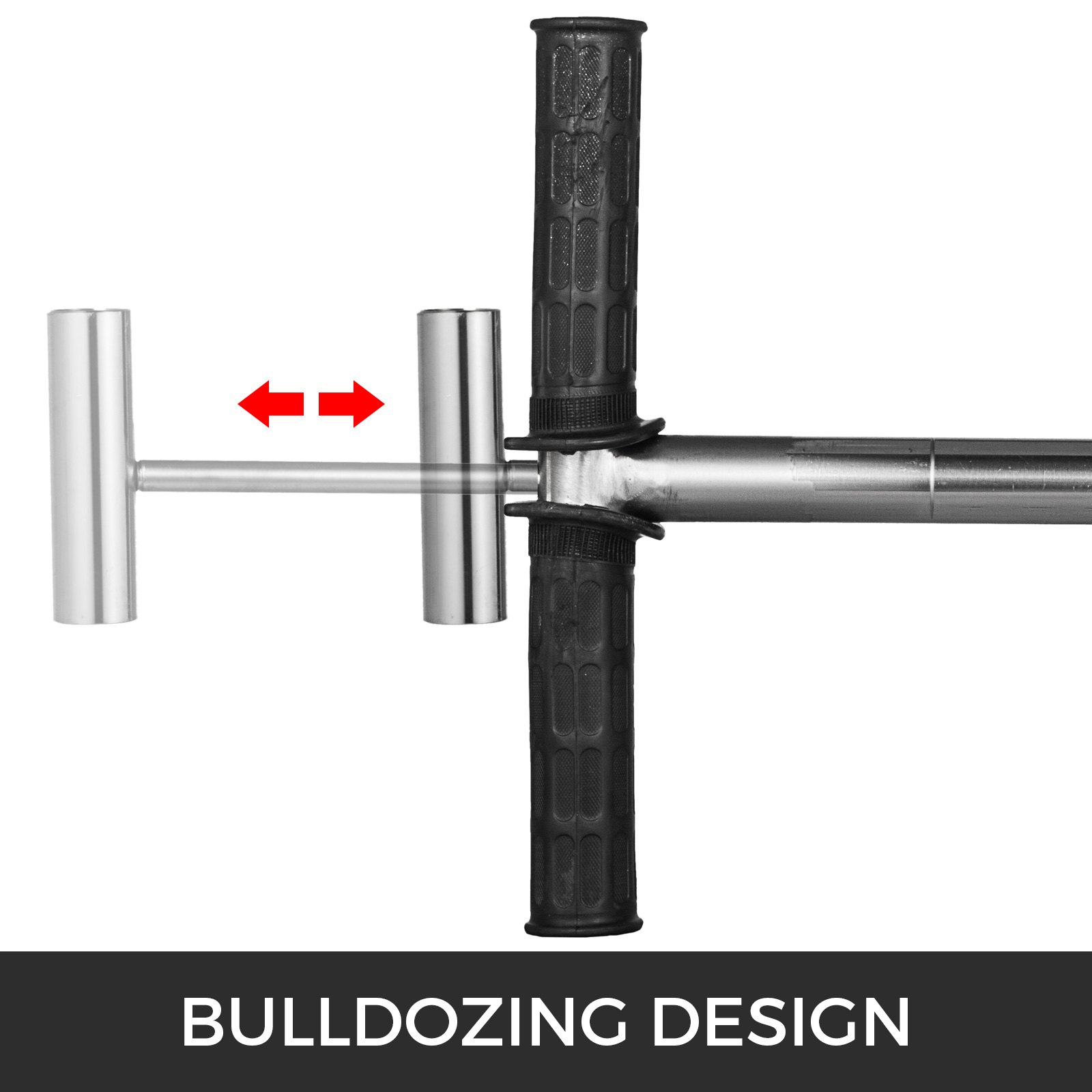 Sonda De Muestreo De Suelo 102cm Acero Inoxidable 304 Con Mango Y Pedal Lateral