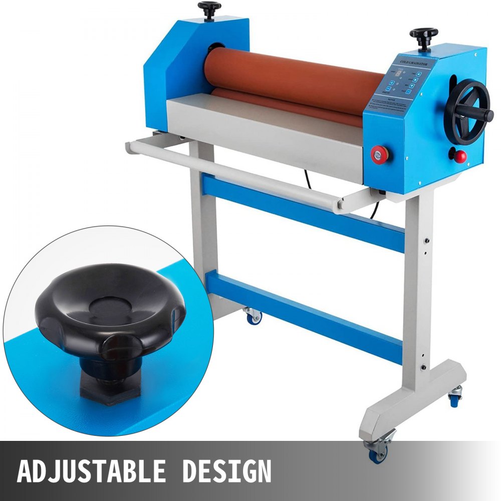 Máquina Laminadora En Frío 650mm Electrica Con 4 Ruedas Para Carteles Tarjetas