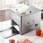 VEVOR Cortadora de Carne de 550 W 159 kg/h, Acero Inoxidable, Grosor de 3,5 mm, Cortadora de Alimentos Eléctrica para Cocina Doméstica, Restaurante, Supermercado, 360 x 345 x 418 mm, Plata
