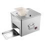 VEVOR Cortadora de Carne de 550 W 159 kg/h, Acero Inoxidable, Grosor de 3,5 mm, Cortadora de Alimentos Eléctrica para Cocina Doméstica, Restaurante, Supermercado, 360 x 345 x 418 mm, Plata