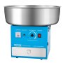 VEVOR Electric Cotton Candy Machine, Commercial Cotton Candy Equipment (1000 W) with 52 cm Stainless Steel Bowl, Sugar Scoop & Drawer, Perfect for Children's Birthdays, Family Celebrations, Parties, Blue