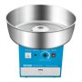 VEVOR Electric Cotton Candy Machine, Commercial Cotton Candy Equipment (1000 W) with 52 cm Stainless Steel Bowl, Sugar Scoop & Drawer, Perfect for Children's Birthdays, Family Celebrations, Parties, Blue
