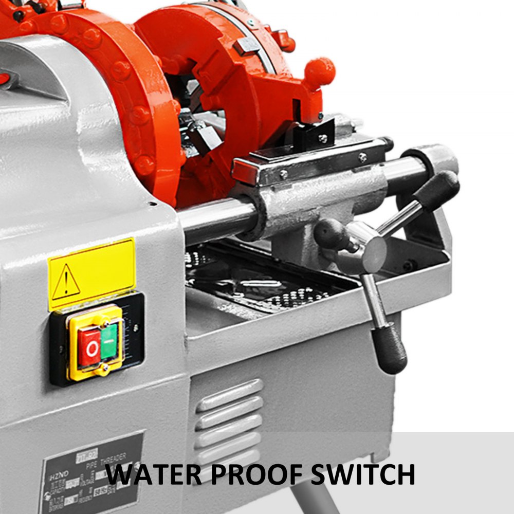 Máquina Roscadora Eléctrica Tubo 1/2 "-2" 750w Apertura Rápida Botón De Color