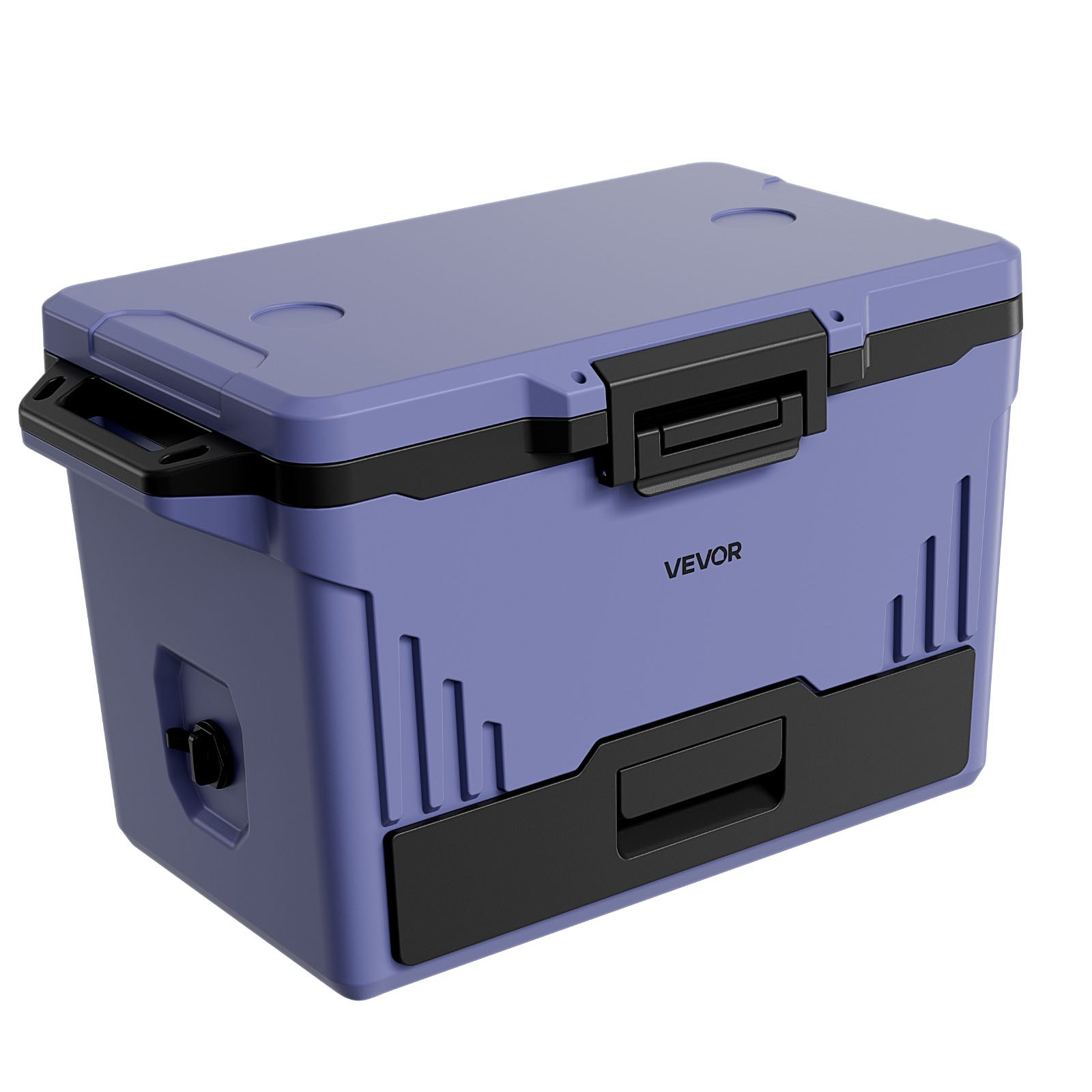 VEVOR Nevera Portátil con Asa 47 L Nevera Térmica Pasiva a Prueba de Fugas, Con Aislamiento Térmico, Cierre Hermético, Retención de Hielo de Larga Duración, para Camping, Picnics, 83 x 45,5 x 49,5 cm