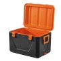 VEVOR Portable Hard Cooler Box (63 Qt) with Ice Storage, Sturdy Handles & Drink Holders, Insulated Cooler Box Made of Durable Material, Suitable for Family Picnics and Long Trips