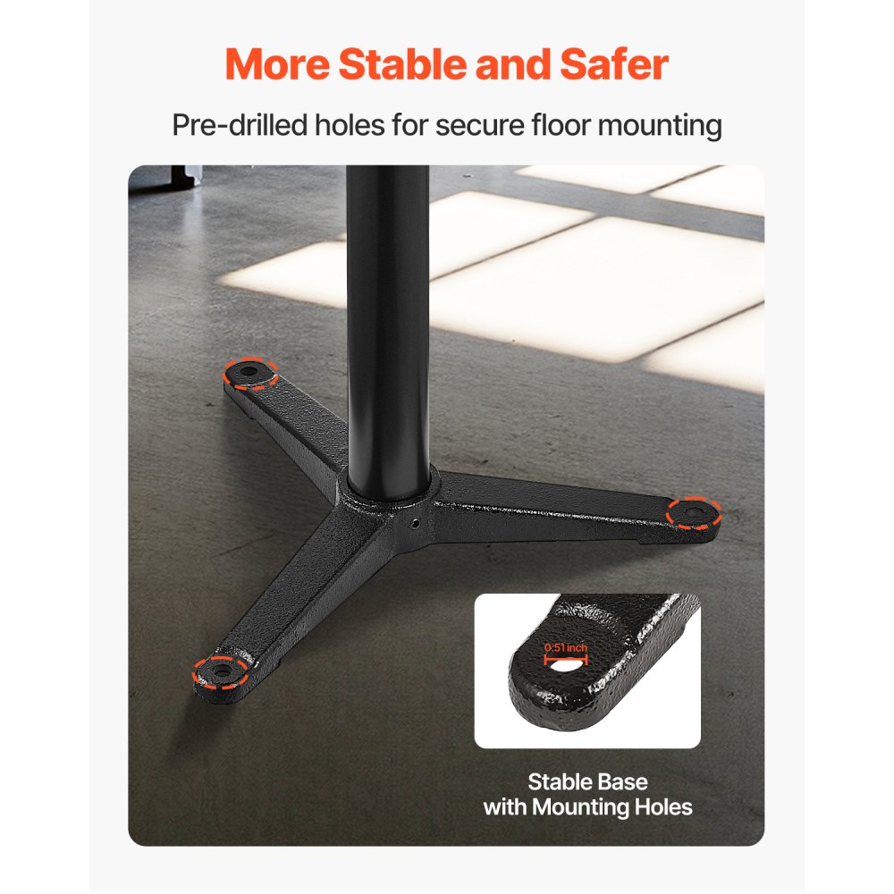 VEVOR grinding stand, table grinder base for double grinders with 315x254 mm mounting plate, height-adjustable base stand with grinding wheel storage compartment & cast iron base