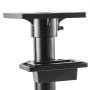 VEVOR Soporte para Amoladora de Banco, Pedestal de Suelo Resistente con Tornillo de Banco y Placa de Montaje 27 x 27 cm, Ranuras de Montaje Precortadas y Depósito de Agua, 370 x 370 x 840 mm