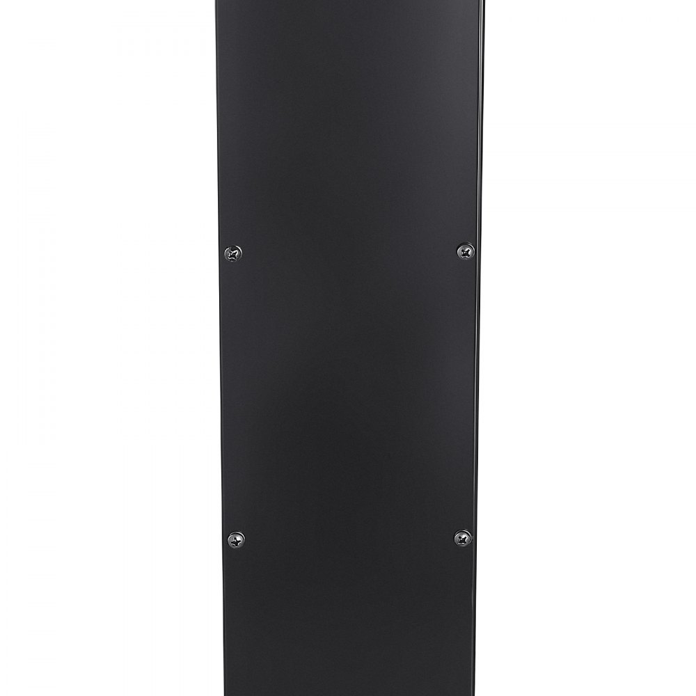 VEVOR Soporte para Amoladora de Banco, Pedestal de Suelo Resistente, con Placa de Montaje de 28 x 17 cm, Compartimentos para Muelas Abrasivas y Base de Hierro Fundido, 345 x 345 x 835 mm, Negro