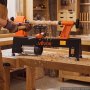 VEVOR Wood Lathe 3/4 HP 304 x 465 mm Benchtop Wood Lathe Machine 5 Speeds, 650/1100/1600/2200/3200 RPM, with Tool Rest, Wrench, Faceplate, Heavy Duty, for Beginner Professional Woodworking Woodturning
