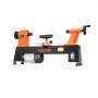 VEVOR Wood Lathe 3/4 HP 304 x 465 mm Benchtop Wood Lathe Machine 5 Speeds, 650/1100/1600/2200/3200 RPM, with Tool Rest, Wrench, Faceplate, Heavy Duty, for Beginner Professional Woodworking Woodturning
