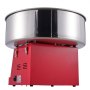 VEVOR Máquina Eléctrica de Algodón de Azúcar, Máquina de Algodón de Azúcar de 1000 W, Máquina Comercial de Algodón de Azúcar con Tazón de Acero Inoxidable y Cuchara de Azúcar, para el Hogar, Rojo