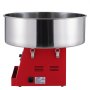 VEVOR Máquina Eléctrica de Algodón de Azúcar, Máquina de Algodón de Azúcar de 1000 W, Máquina Comercial de Algodón de Azúcar con Tazón de Acero Inoxidable y Cuchara de Azúcar, para el Hogar, Rojo